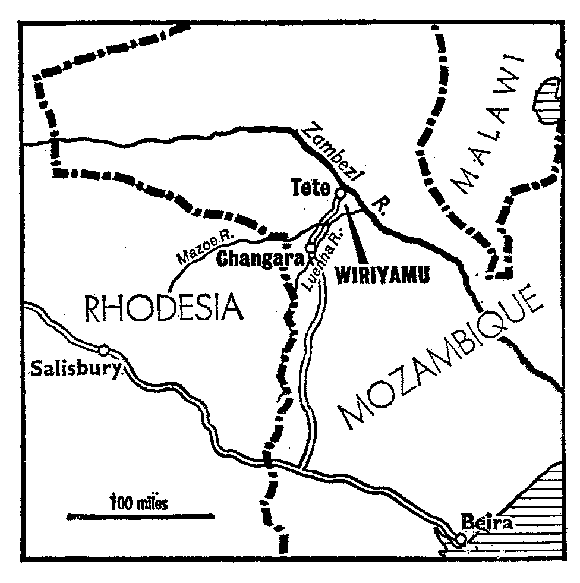 Location of Wiriyamu