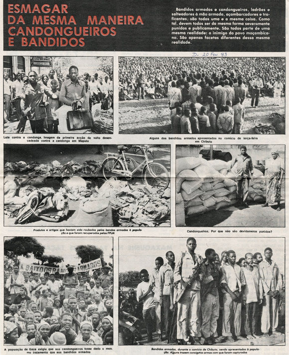 Page of photographs on Chibuto meeting