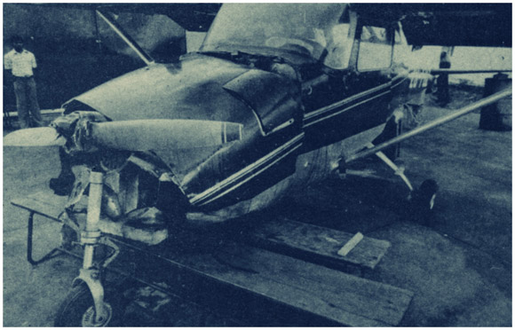 Cessna 172 Skyhawk shot down in Mozambique, 1976